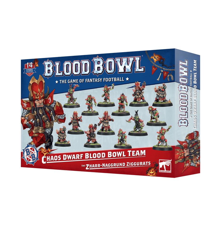 Team Chaos Dwarf di Blood Bowl: gli Zharr-Naggrund Ziggurats