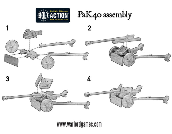 German Heer 75mm PaK 40 anti-tank gun (1943-45)