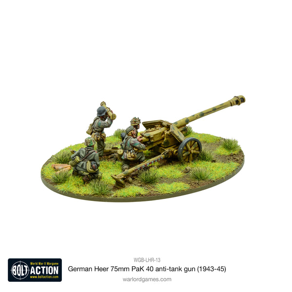 German Heer 75mm PaK 40 anti-tank gun (1943-45)