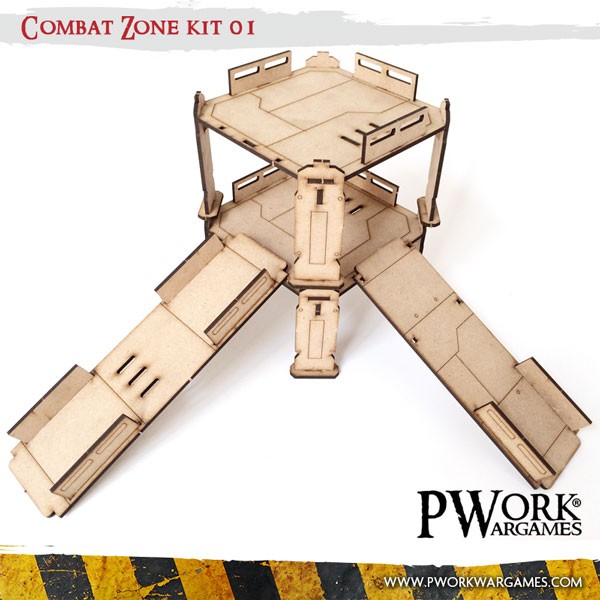 Combat Zone 01 - MDF Terrain Scenery