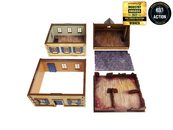 WW2 Normandy Townhouse 3 (28mm)