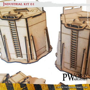 Industrial 01 - MDF Terrain Scenery